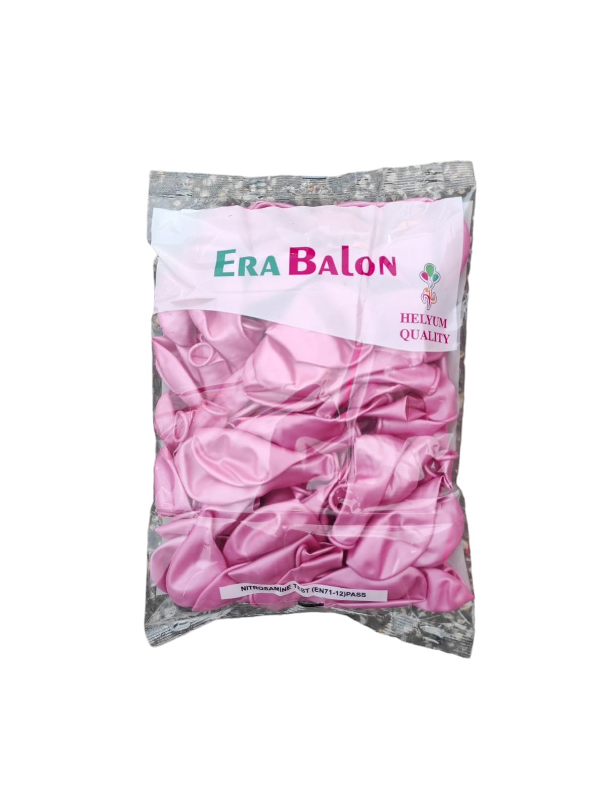 toptan hbk metalik açık pembe balon 12 inç 100 lü